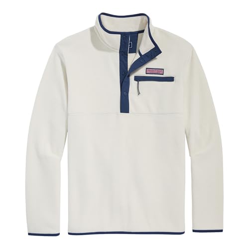 Image of vineyard vines Color-Blocked Harbor 1 /4 Snap
