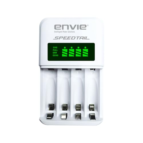 Image of Envie ECR 99 SPEEDTAIL Smart Ni-MH Battery Charger for AA /AAA Rechargeable Batteries