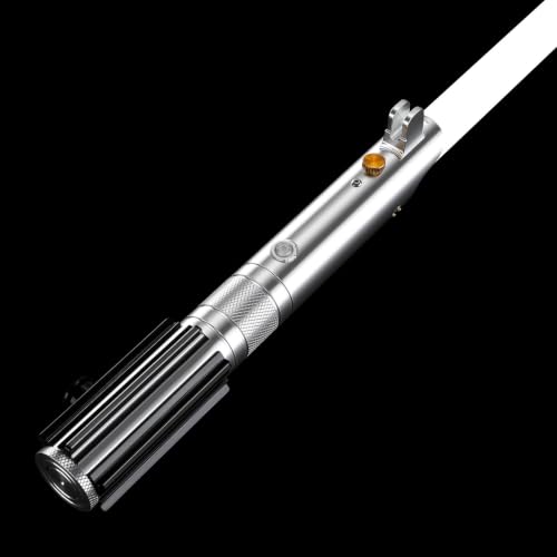 Adawlert Dueling Lightsaber APP Control Metal Light Saber Smooth Swing FX Light Sword 16 Sound Fonts RGB Color Changing Saber for Adults