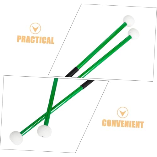 ibasenice 1pair Baquetas de Fieltro para Batería y Trompeta Jazz con agarre cómodo y versátil miniatura 7