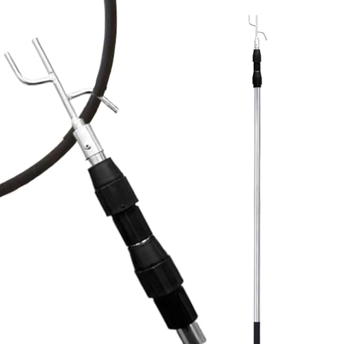 Accessoire de camion pick-up manche télescopique 1,5m et perche de récupération de cargaison