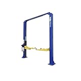 TCE 10,000LB Two Post Car Lift: Clear Floor Design with Hoist Base Plate & Adapters for Home Garage and Repair Shop | 3-Year Warranty