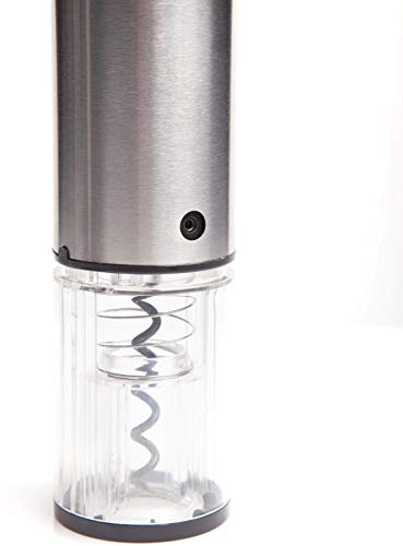 Ozeri Extravo Electric Wine Opener In Stainless Steel With Auto Activation (Button-Free Operation), Silver #TOP7