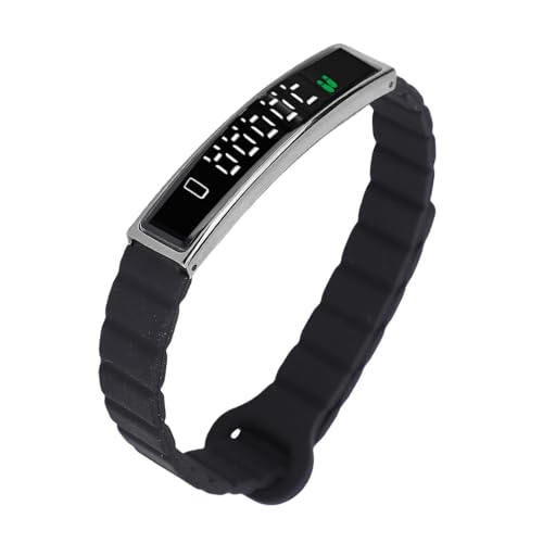Fafeims Intelligentes Armband, Fitness-Tracker mit BT 5.3 und Ferngesteuerter Kamerasteuerung, Magnetband-Aktivitätsmonitor Zum Schwimmen, Laufen (Black)