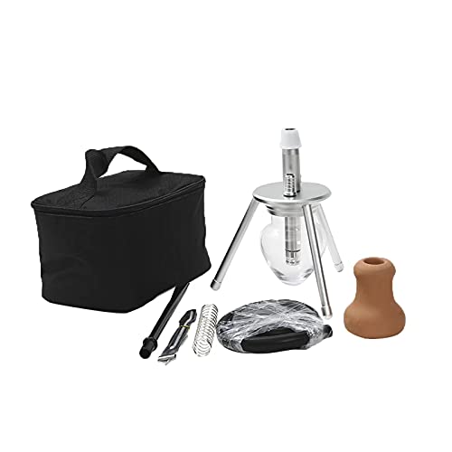 AMAZOM Shisha-Set, Acryl-Diamant-Shisha: Keramische Shisha-Schüssel Mit 1 Shisha-Schlauch Kunstlederschlauch Kohlenzange… – Bild 4