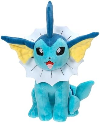 Pokémon Peluche Aquali Peluche Douce de 20 cm avec des détails Au...