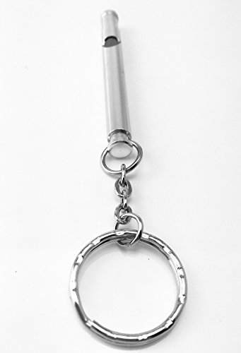 Yueton 6Pcs Colorful Slim And Long Aluminium Whistles With Key Ring, Emergency Survival Whistle Key Chain, Hiking, Camping, Mountaineering Accessory, Dog Training Whistles #TOP6