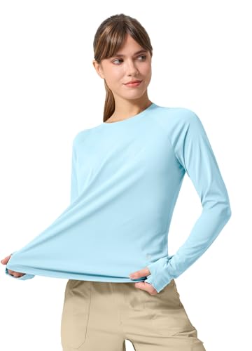 Willit Women's UPF 50+ Sun Shirts Long Sleeve UV SPF Lightweight Quick Dry Shirts Swim Hiking Travel Running T-Shirts - Image 5