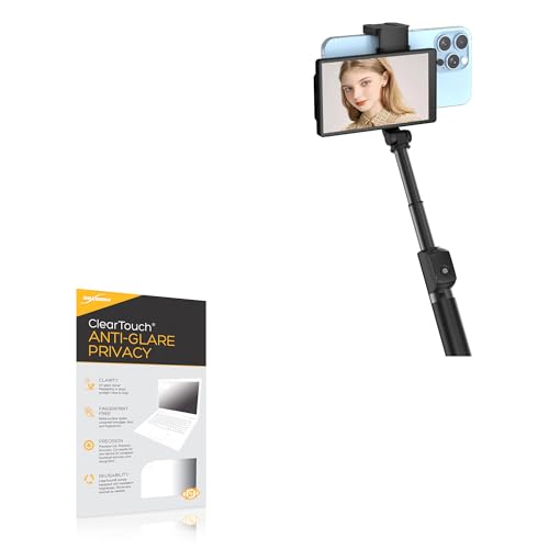 BoxWave Screen Protector Compatible With USBERG VS Vlog Monitor (5 in) - ClearTouch Anti-Glare Privacy (2-Pack), Privacy Screen Protector Flexible Film Anti-Glare