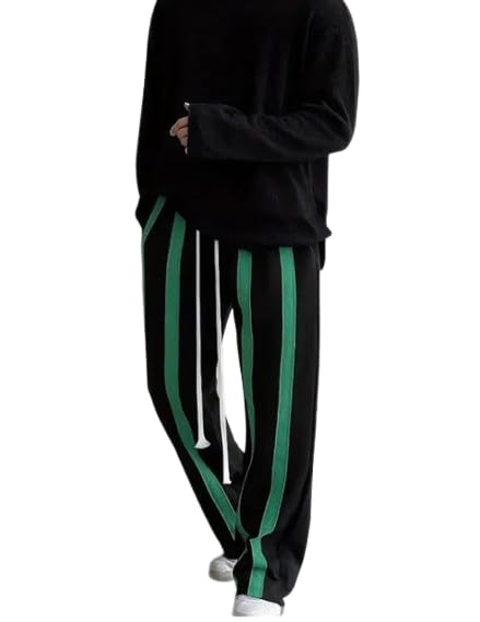 Image of BE SAVAGE Men's Baggy Track Pants - Comfortable Joggers for Gym & Casual Wear