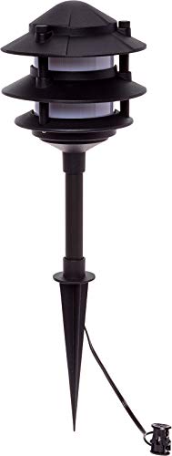 Paradise GL22764 Low Voltage Cast Aluminum 11W Path Light (Black, 6 Pack) - Thumbnail 6