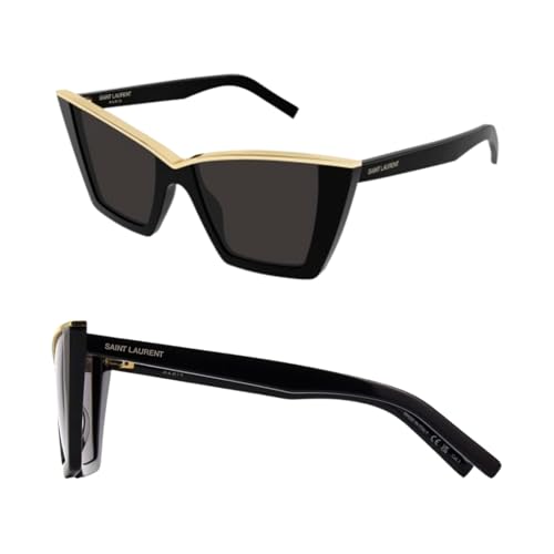 SAINT LAURENT SL 570 Cat-Eye shape Sunglasses + Bundle with eSHADES Luxury Eyewear Kit