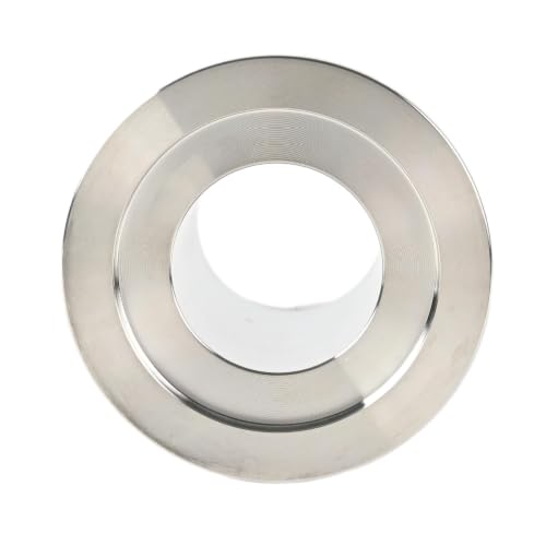 Image of QiiMii KF40 Flange to 32mm Hose Barb Adapter, 304 Stainless Steel Vacuum Fitting for Rubber Hose Connection