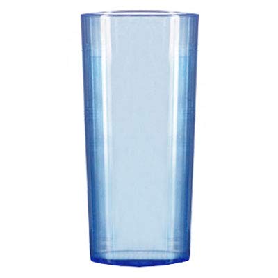 BB Plastics, Econ HiBall Lot de 48 gobelets en polystyrène réutilisables Bleu fluo 284 ml
