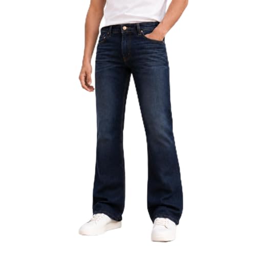 Image of THIRD QUADRANT Relaxed fit Denim Jeans for Men || Straight Leg Jean for man || Regular fit Blue Color Jeans