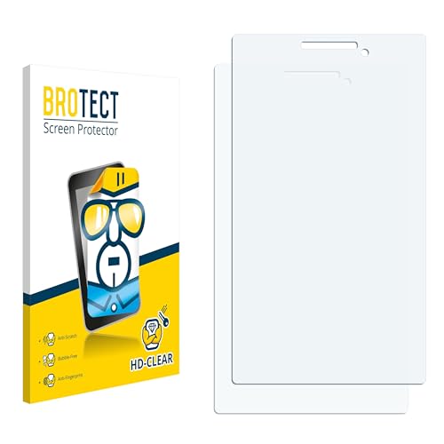 BROTECT Protector Pantalla para Lenovo Tab 2 A7-20 Protector Transparente (2 Unidades) Anti-Huellas