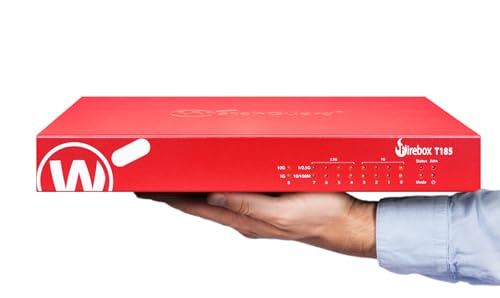 Image of Trade Up to WatchGuard Firebox T185 with 3 Year Basic Security Suite - High-Performance Firewall, SFP+, 2.5Gb & 1Gb Ports, Enterprise Branch Security (WGT185413)