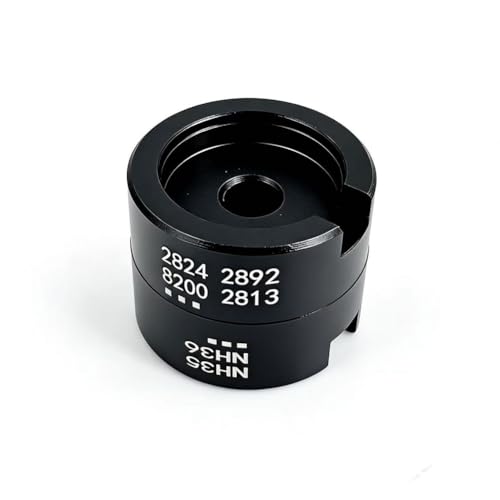 Wesafrae Support de Mouvement de Montre pour SKX007 7S26 4R35 4R36 2824 2836 8215 Outils de Réparation de Base - Modèles NH34 NH35 Noir