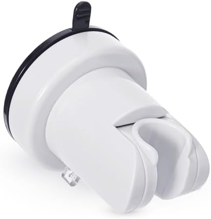 Shower Head Holder, Removable Wall Mount Holder with Vacuum Suction Cup ...
