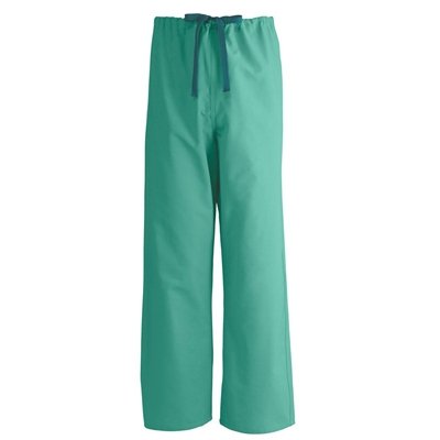 Medline AngelStat Unisex Reversible Scrub Pant with Drawstring Waist, Regular Inseam, Jade, 5X-Large