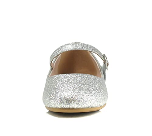 Soda Hookup-2 Kids/Children/Girls Fashion Classic Mary Jane Flat Rounded Ballet Shoes3