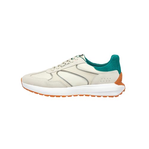 Joop! - Misto Sneaker für Herren, Freizeitschuh, Sommerschuh in Beige mit Farbdetails (4140007470-750, EU Schuhgrößensystem, Erwachsene, Herren, Numerisch, M, 41)