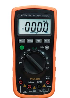 17 High Accuracy Manual Range Digital Multimeter 3999 Counts DC/AC Voltage Resistance Capacitance Tester