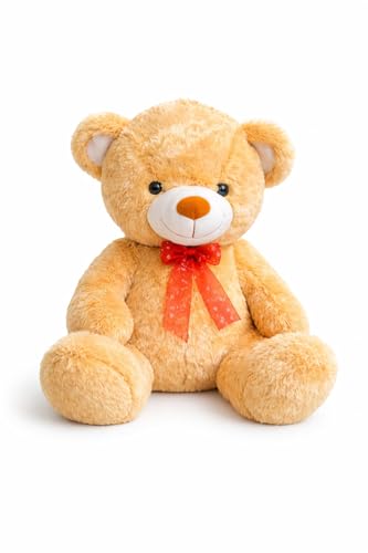 Image of Soft Toy Cuddly Teddy Bear| 42cms for Girls & Boys Plush Stuffed Animals Ultra Soft Toys |Perfect for Birthday Gifts (Teddy Bear, Brown, 42cms)