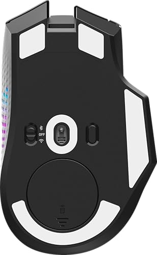 Image of msi Versa PRO W Gaming Mouse, 26000 DPI, 70M+ Clicks, OMRON Optical Micro Switch, Optical Sensor, Ergonomic Ambitextrous Hand Design, RGB Light