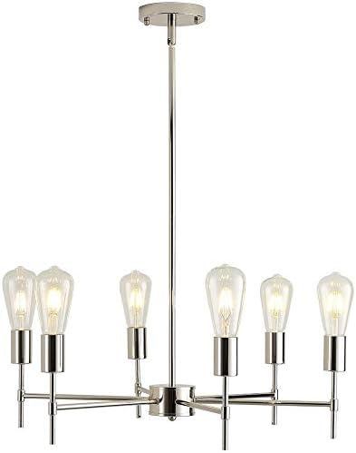 XILICON Sputnik - Lámpara colgante industrial de mediados de siglo, 6 luces, lámpara de techo vintage