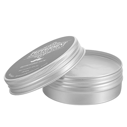 Beaupretty Jabón De Afeitar Para Hombres Jabón De Afeitar De Menta Jabón De Afeitar Jabón De Afeitar De Menta Jabón De Afeitar Portátil Crema De Afeitar De Viaje Crema De Afeitar Jabón