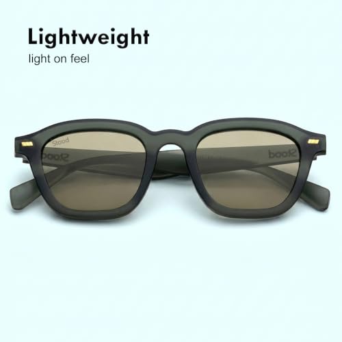 Image of Stood Retro Sunglasses | Full Rim |Soft Square | UV Protected | Medium | Men & Women | SG-STD0016