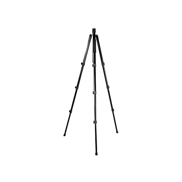 JUSINO X-426S Vielseitiges Tripod/Monopod Stativ, 11-155 cm Arbeitshöhe (Aluminium) + Kugelkopf BT-60 – Bild 6