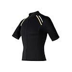 Eandarui Men 1.5mm Neoprene Short Sleeve Swim Tops Wetsuit Swimsuit Diving Surfing Suit Front Zip Swim Shirt - Image 2