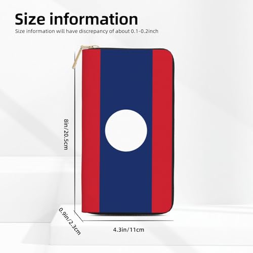 Monedero de mano de Laos largo para móvil y llaves con diseño moderno 3
