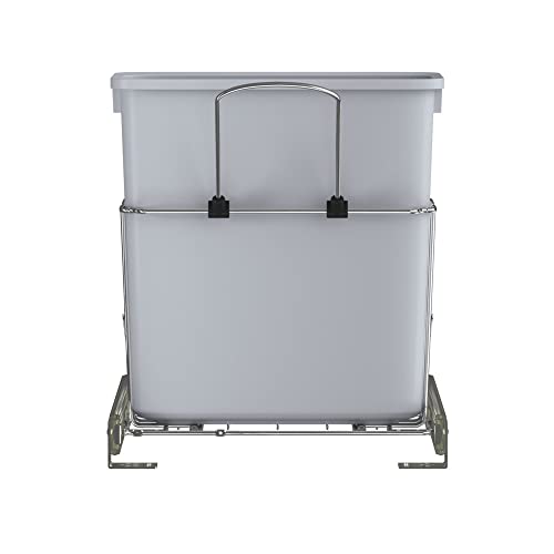 Contenedor extraíble de basura 20 Qt para gabinete de cocina miniatura 5