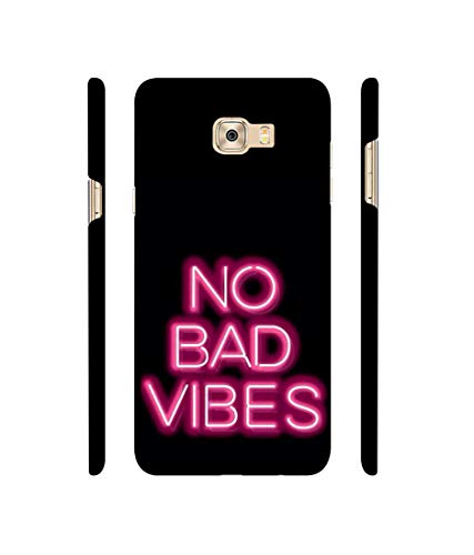 Image of Amazon Brand - Solimo Designer No Bad Vibes 3D Printed Hard Back Case Mobile Cover for Samsung Galaxy C7 Pro