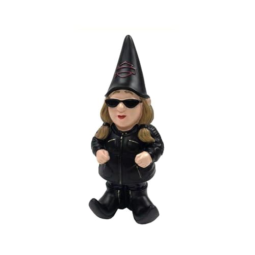Fayemint Motorrad Deko Zwerg, Harley Zwerg Figur, Deko Zwerg Motorrad,...