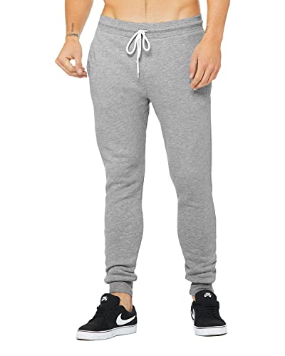 Bella + Canvas Unisex Jogger Sweatpant XL ATHLETIC HEATHER