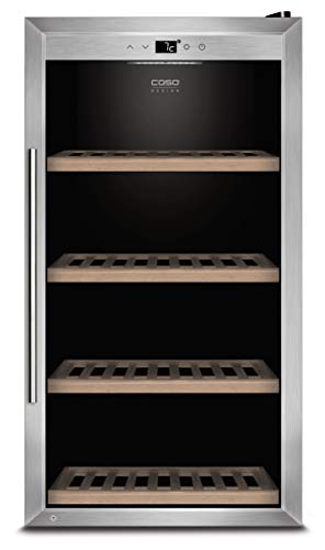 WineSafe 75 Design Weinkühlschrank für bis zu 75 Flaschen (bis zu 310 mm Höhe), eine Temperaturzone 5-20°C für Rotwein oder Weißwein,