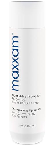 Maxxam Moisturizing Shampoo for Color Treated Hair, Gentle Sulfate Free Shampoo with Aloe for Most Hair Types Like Dry or Thin, 8 Fl Oz