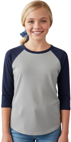 Image of ToBeInStyle Women's Classic Two Color Cotton Baseball T-Shirts