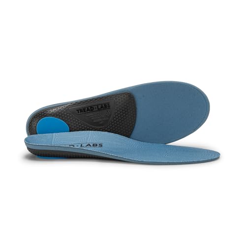 Tread Labs Pace 2 Insoles – Extra Firm Clinical-Grade Arch Support for Foot Pain Relief, Plantar Fasciitis & Overpronation – Replaceable Top Cover – Men & Women