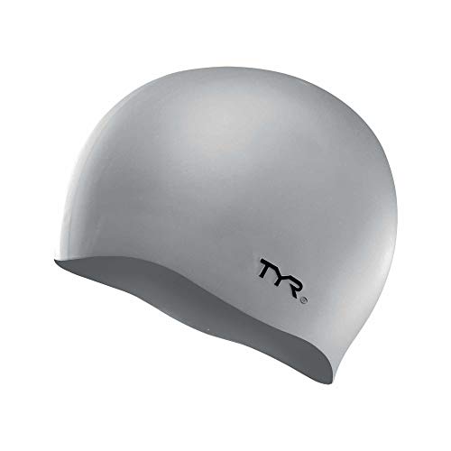 TYR Wrinkle Free Silicone Cap, Silver