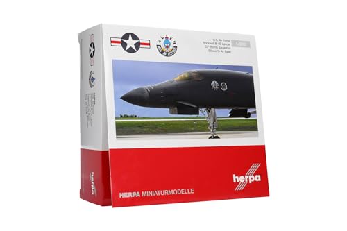 Idée cadeau collectionneur : Avion Herpa B-1B Lancer miniature U.S. Air Force