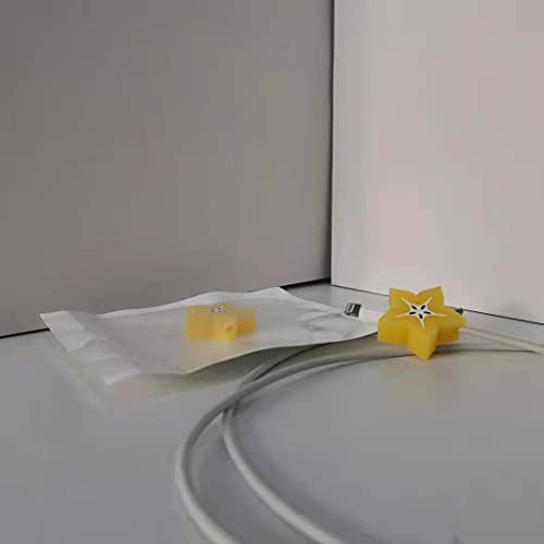 1 Pieces Charger Cable Saver, Silicone Flexible Wire Protector, Data Lines Cable Protector/Wire Repair/Pet Bite Case,Type-C Cord Protector Headphone Adapter Saver, Cute Animal Shapes and Spiral Shapes