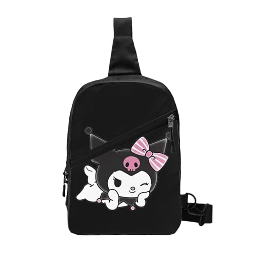 スポーツ スリングバッグ クロミ アニメ ウエストポーチ おしゃれ かわいい ショルダーバッグ メンズ肩掛け ファニーパック 折りたたみ 大容量 軽量 人気 漫画 登山 旅行