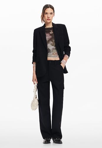 Desigual Women's Embroidered Floral Blazer3