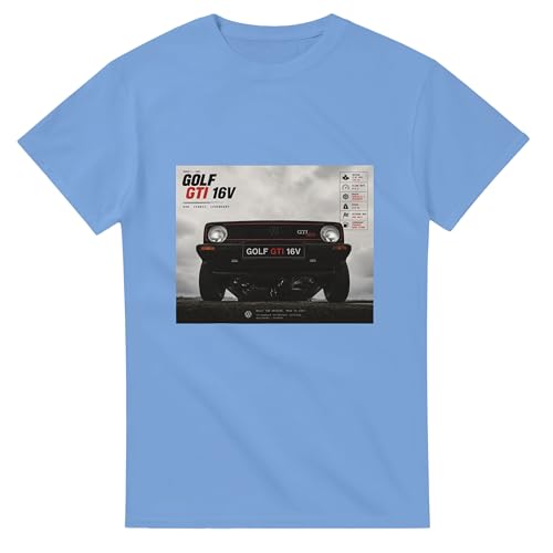 T-Shirt Youngtimers Golf GTI MK1 idéal pour les rassemblements de voitures anciennes et sorties