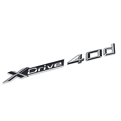 Linyuex Coche 3D aspecto pegatina cromo coche Fender pegatina para BMW E90 E91 E46 E60 E39 X1 X3 X4 X5 X6 M3 M5 M6 Xdrive 20d 25d 35d 40d 50d emblema insignia pegatinas coche 3D apariencia